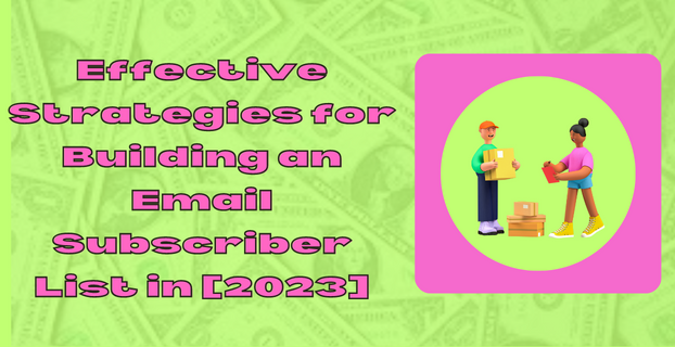 Effective Strategies for Building an Email Subscriber List in [2023]