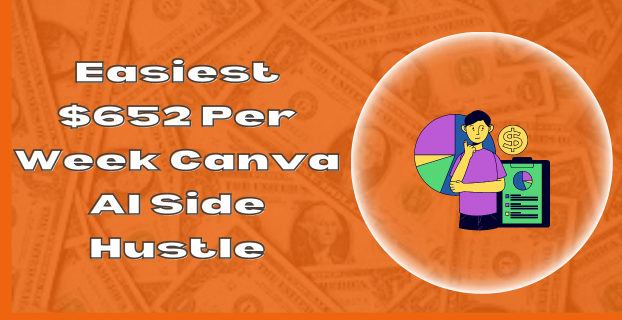 Easiest $652 Per Week Canva AI Side Hustle