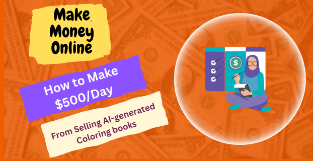 How to Make $500/Day from Selling AI-generated Coloring Books